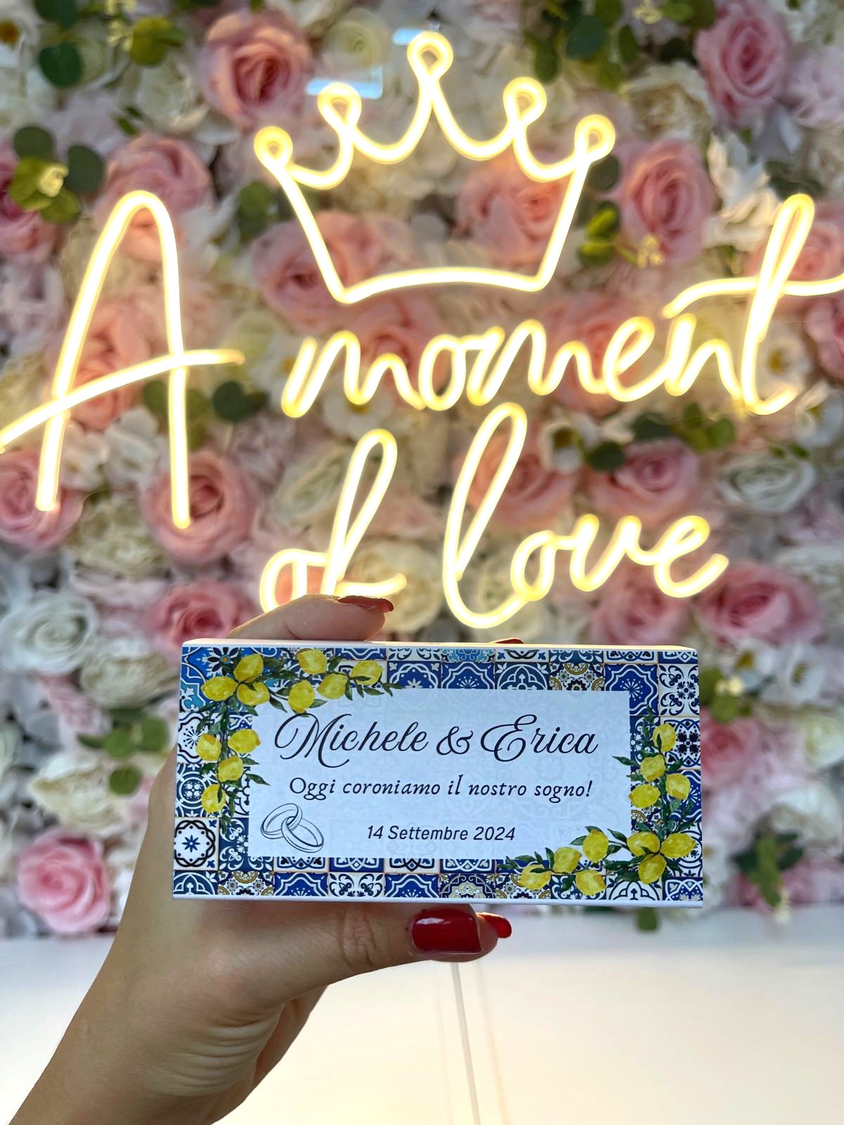 Scatolina Amalfi con apertura a fiammifero