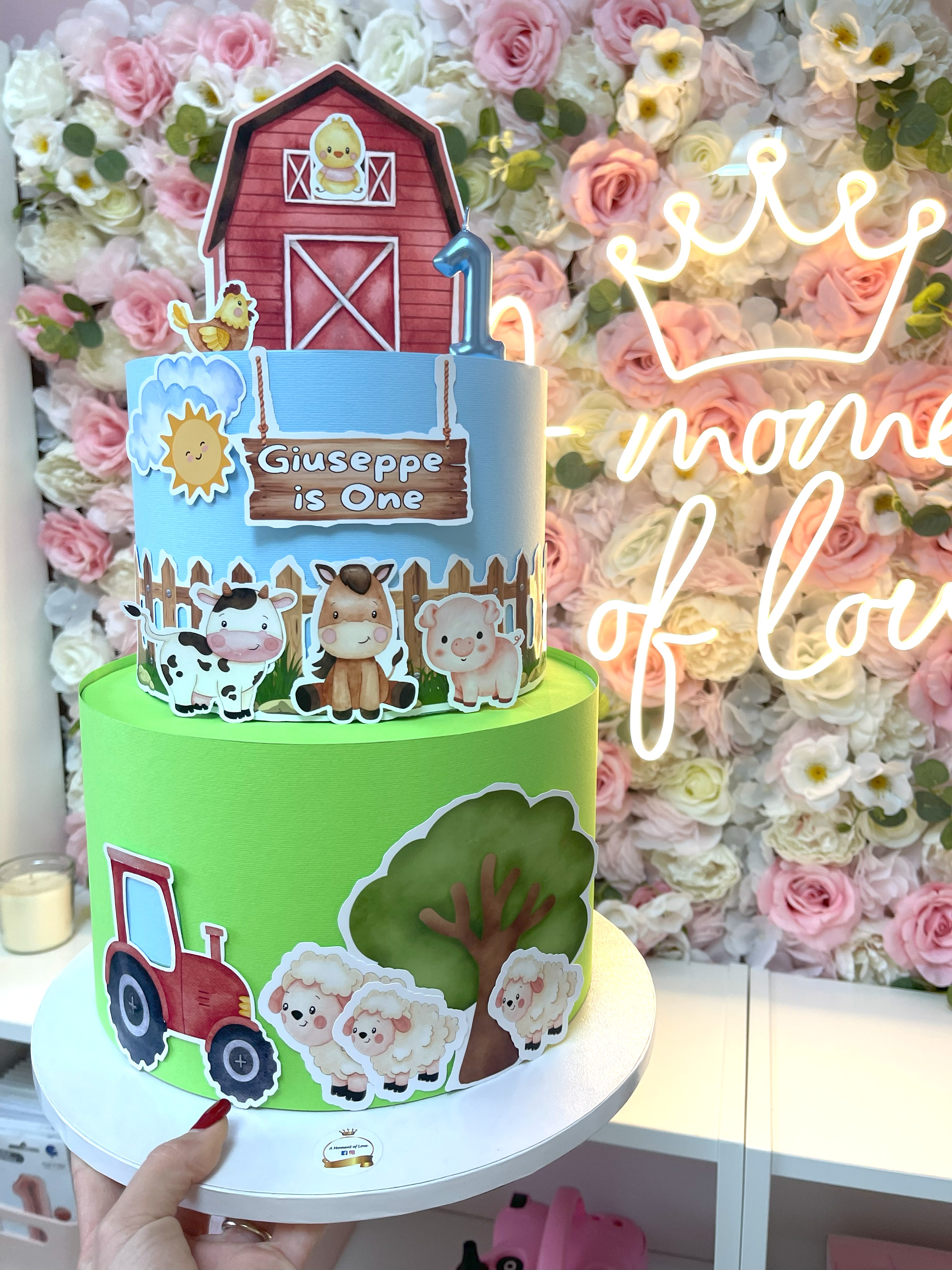Torta Tema Fattoria