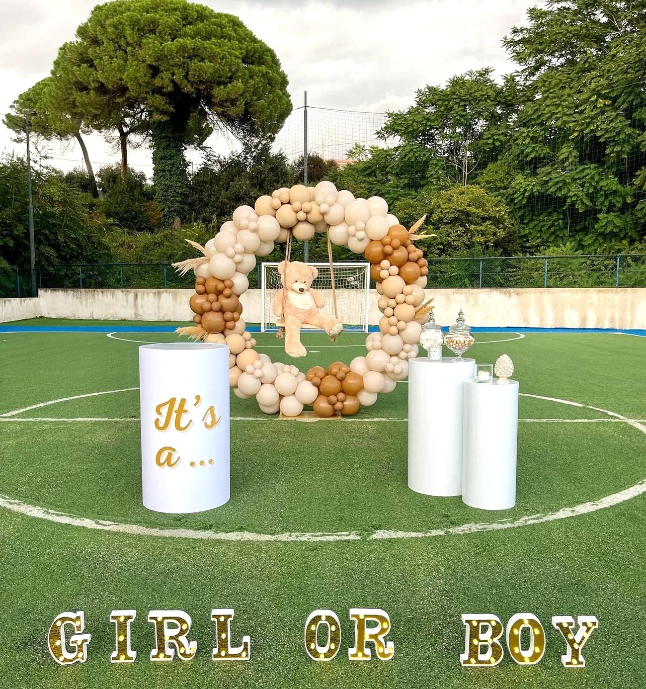 Allestimento Gender Reveal