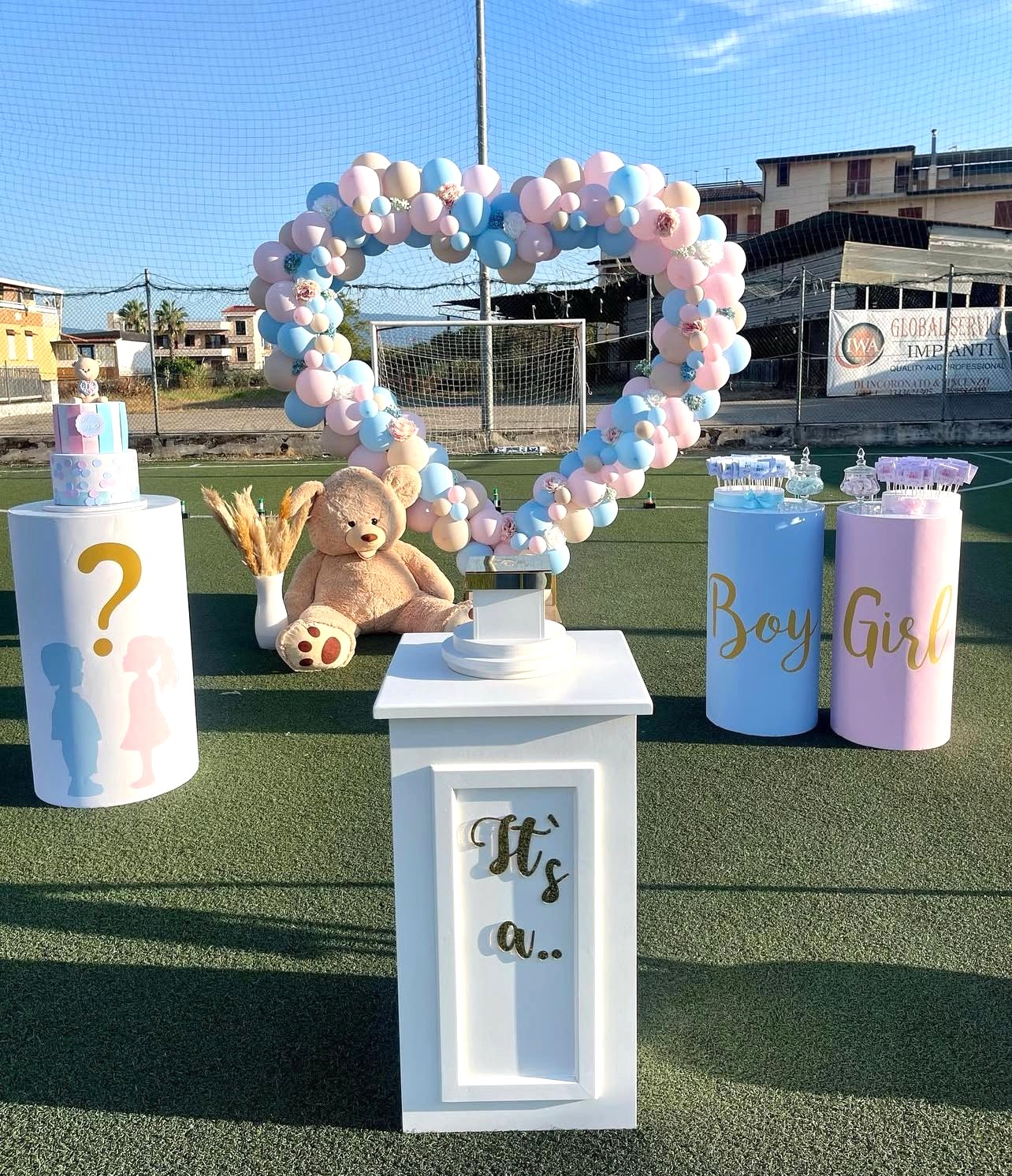 Allestimento Gender Reveal